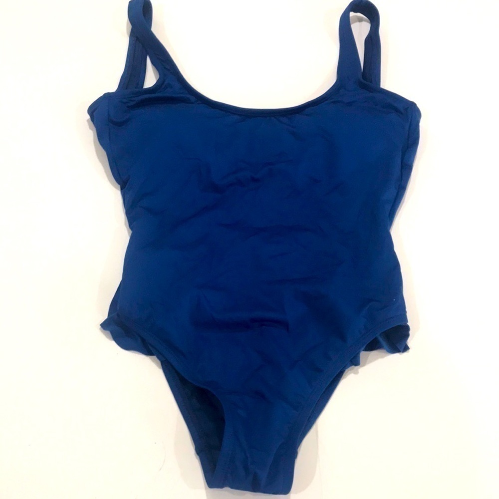 Kenneth Cole reaction one piece swimsuit blue size small